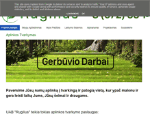 Tablet Screenshot of gerbuvio-darbai.lt
